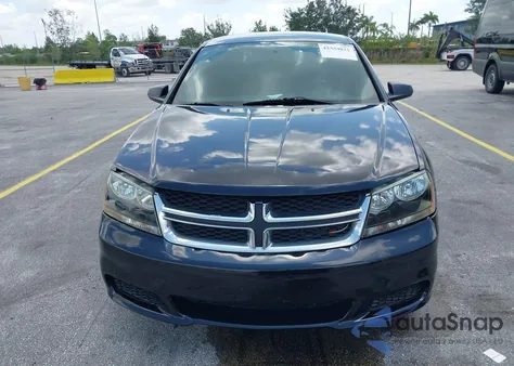 2014 Dodge Avenger Se from USA, damaged, VIN 1C3CDZAB2EN148994